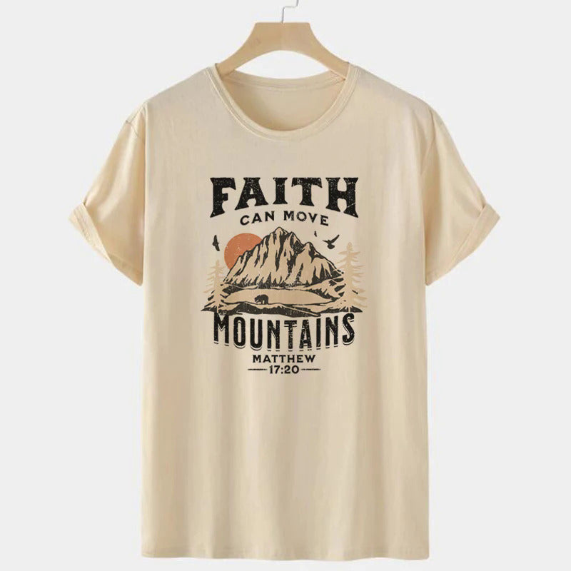 2025 Printed Round Neck T-shirt