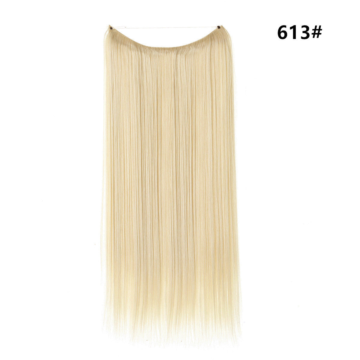 Natural one piece long straight wig