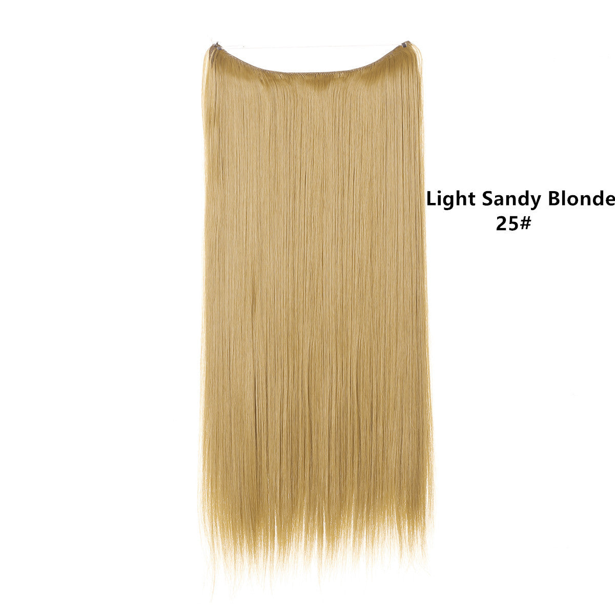 Natural one piece long straight wig