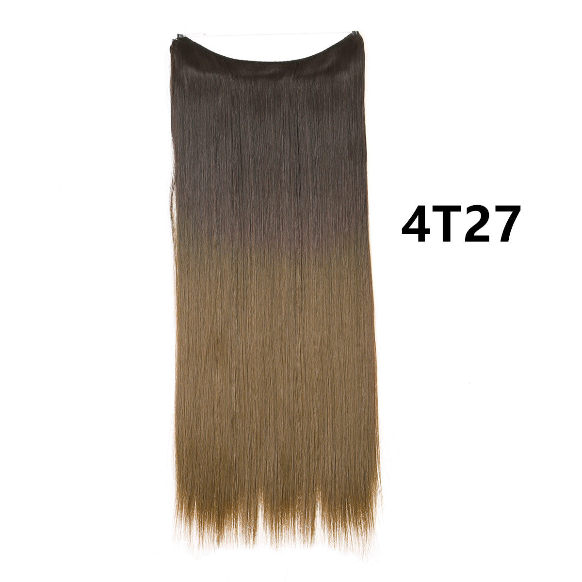 Natural one piece long straight wig