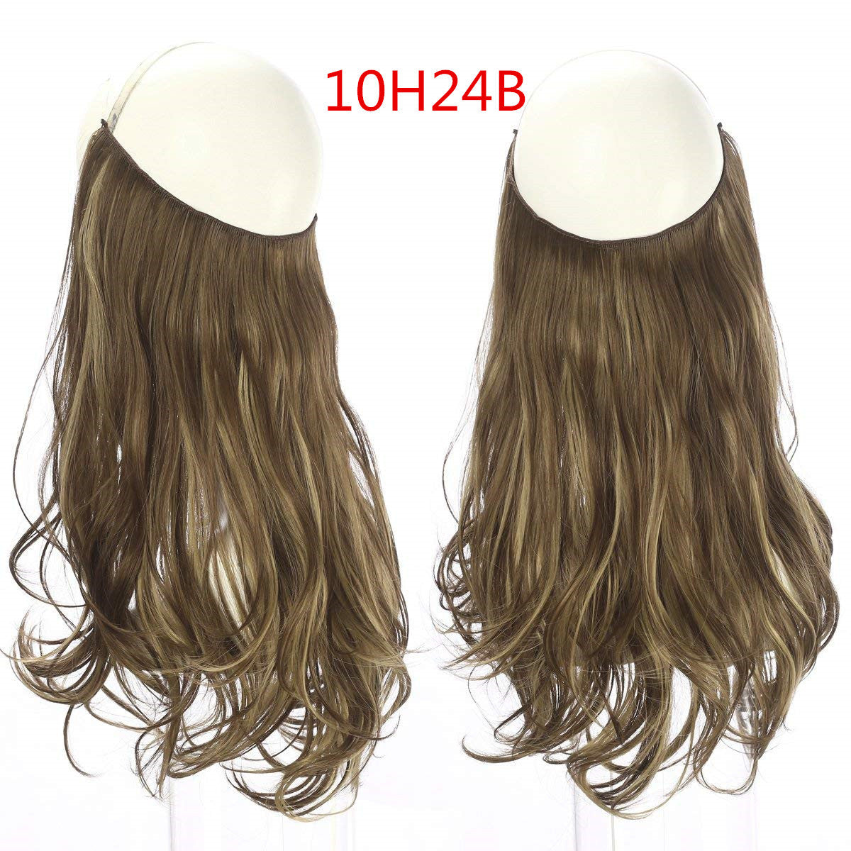 Fish line wave long curly seamless hair extension