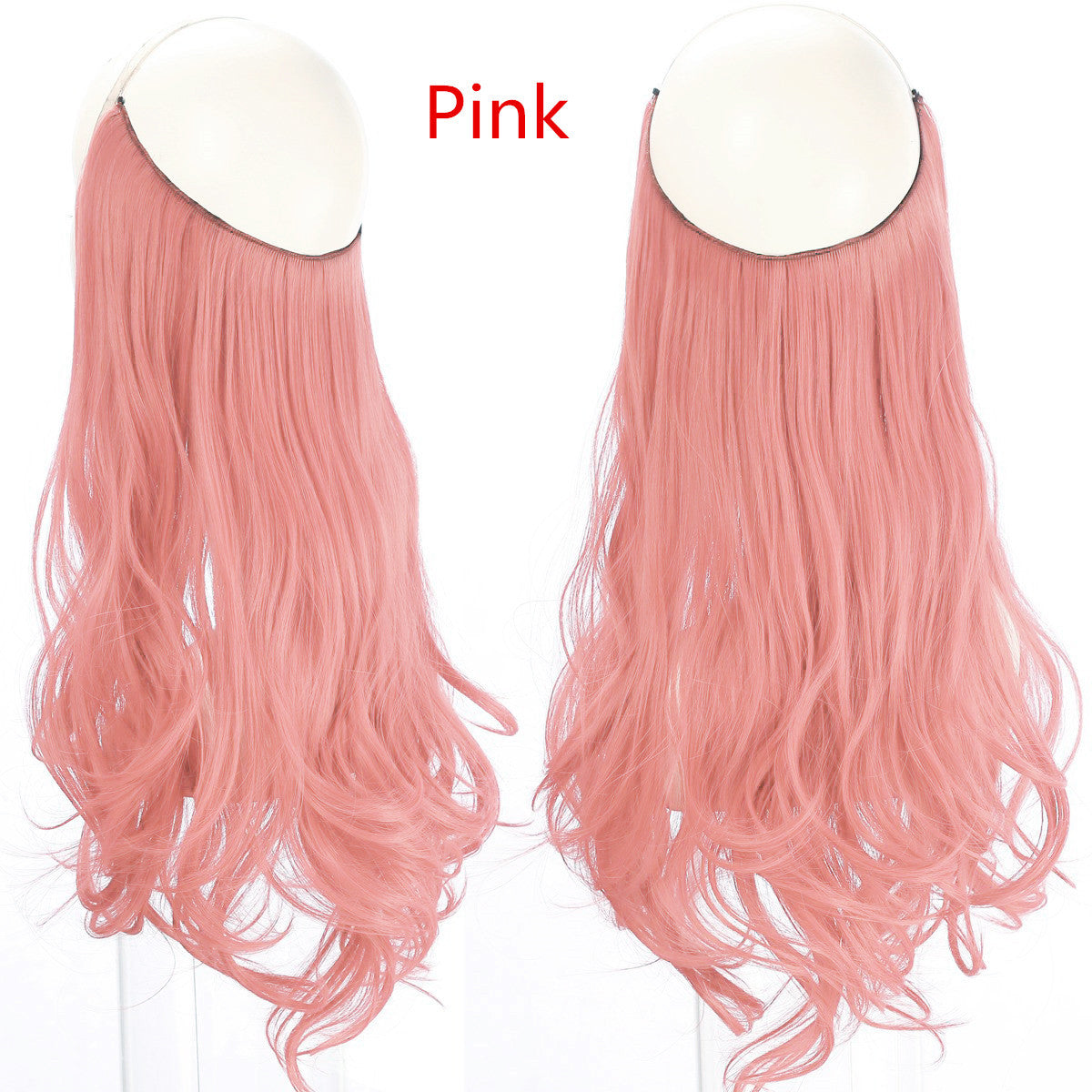 Fish line wave long curly seamless hair extension