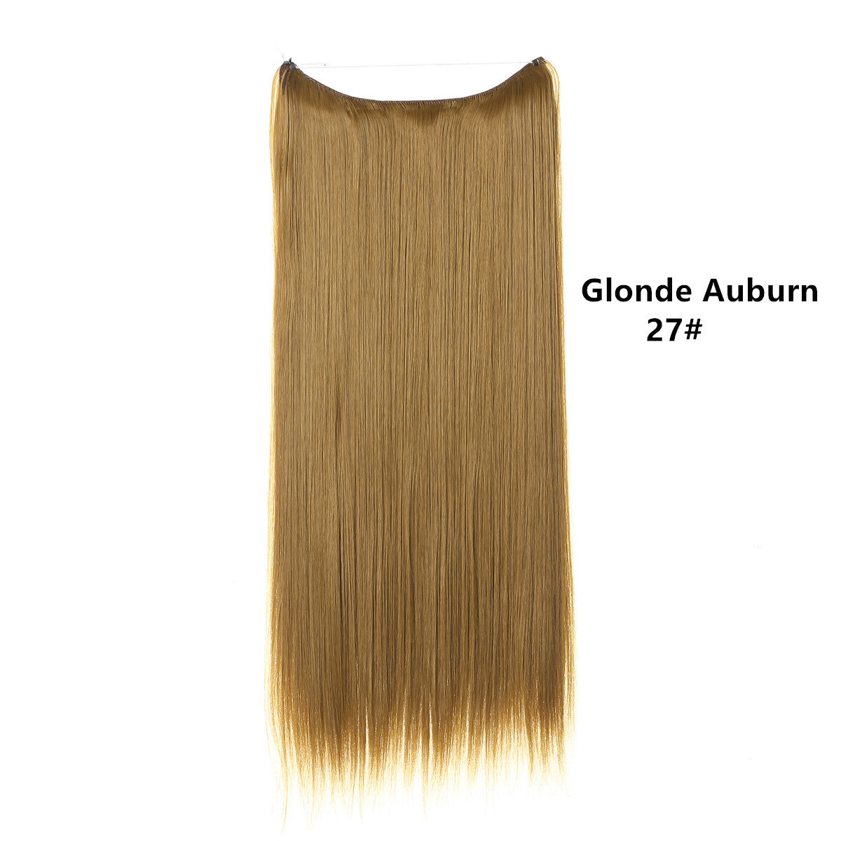 Natural one piece long straight wig