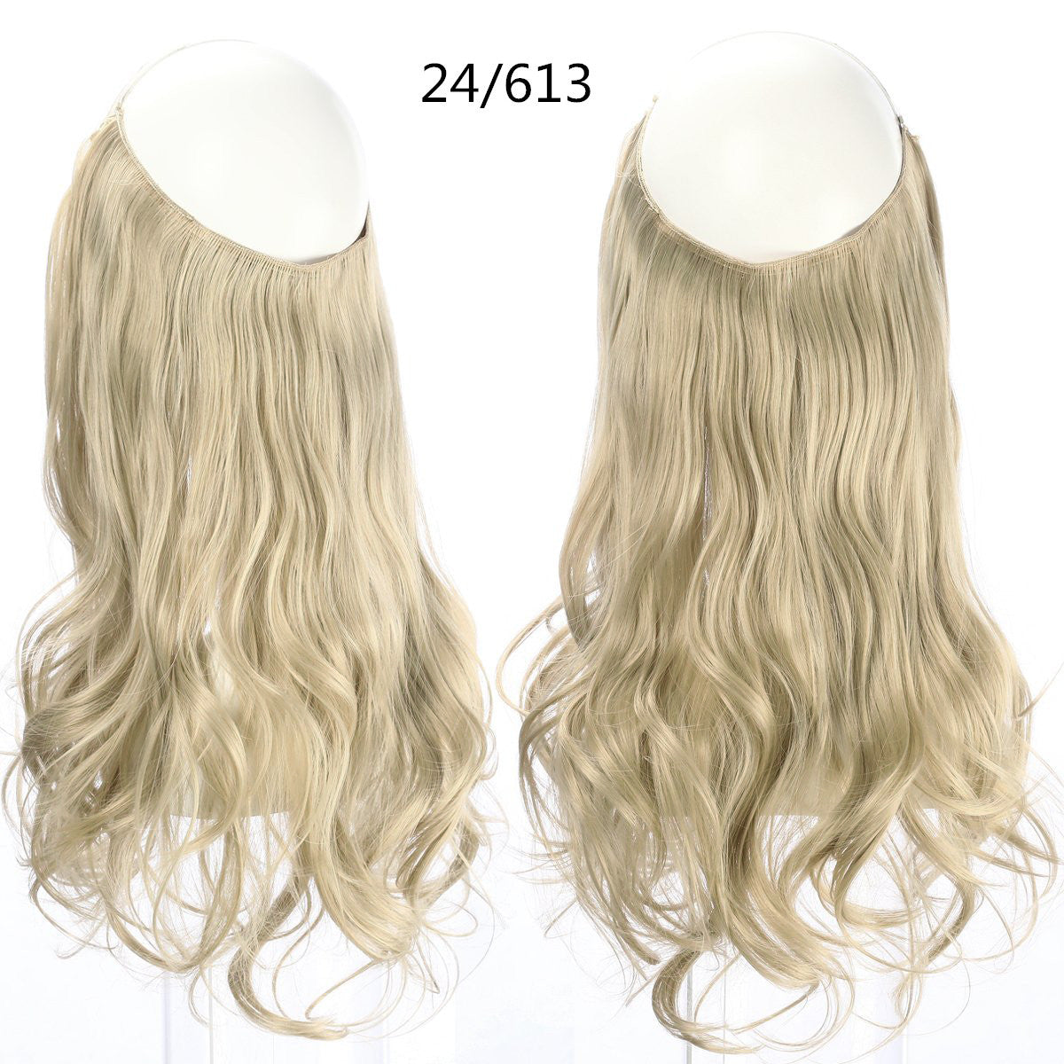 Fish line wave long curly seamless hair extension