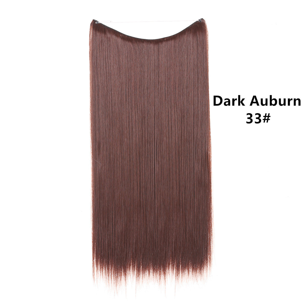 Natural one piece long straight wig