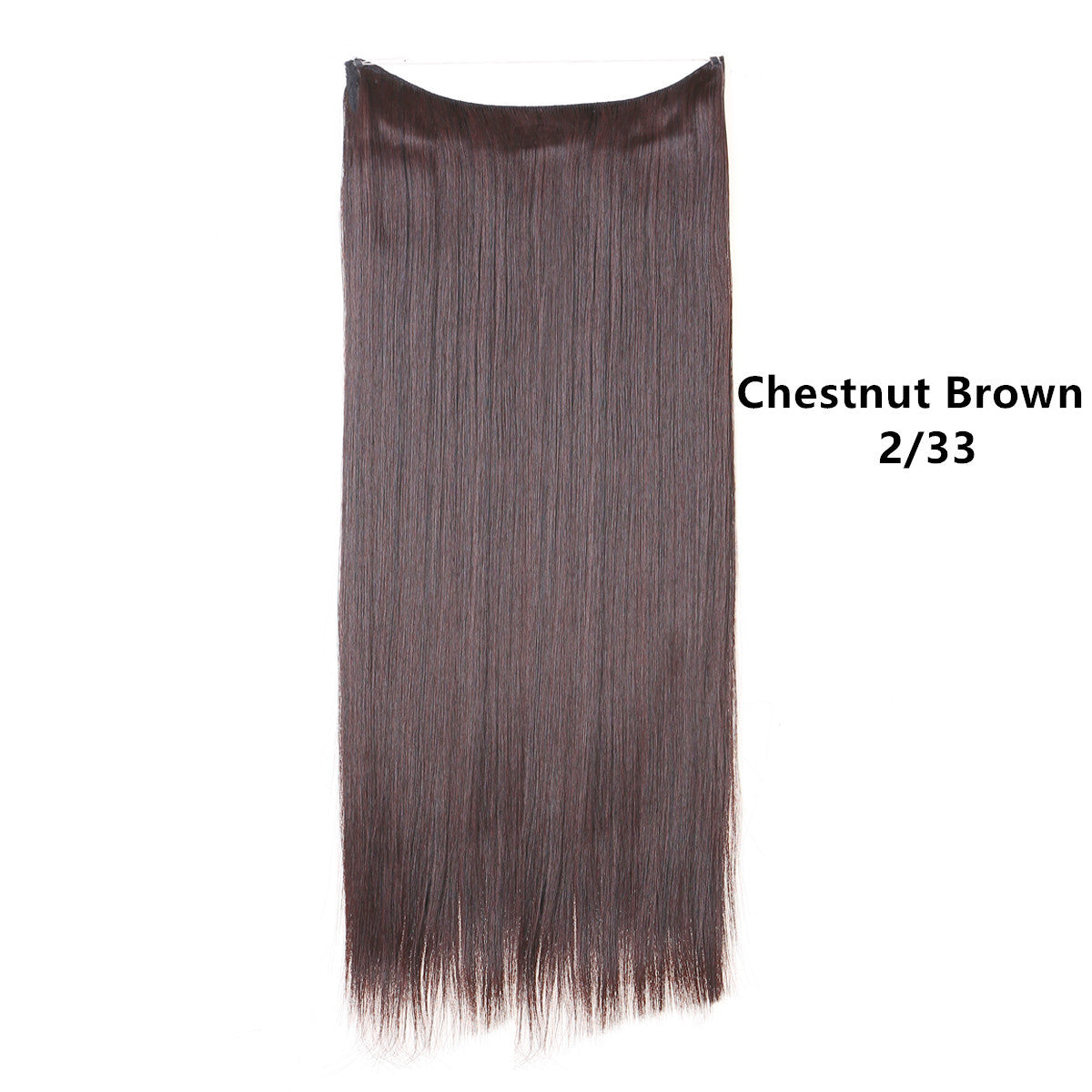 Natural one piece long straight wig