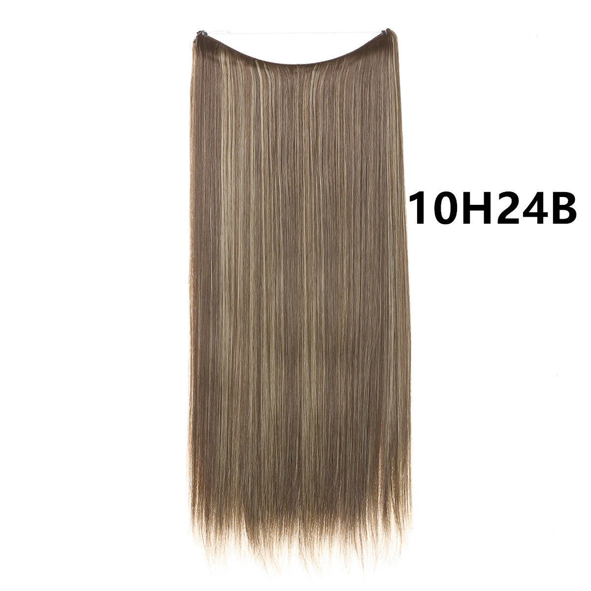 Natural one piece long straight wig