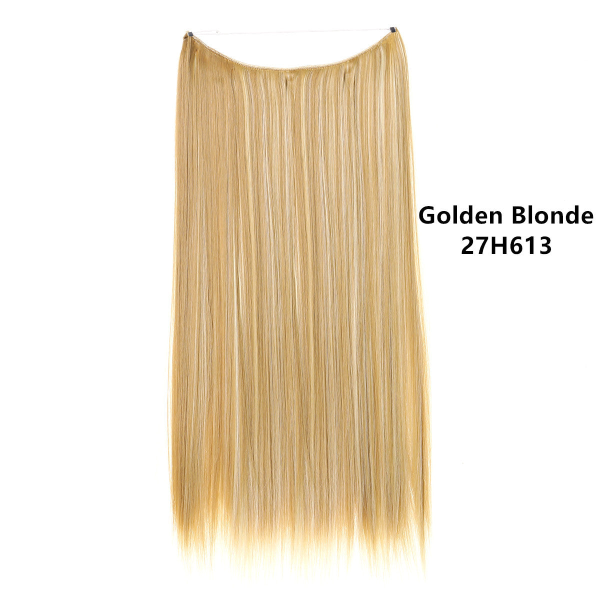 Natural one piece long straight wig