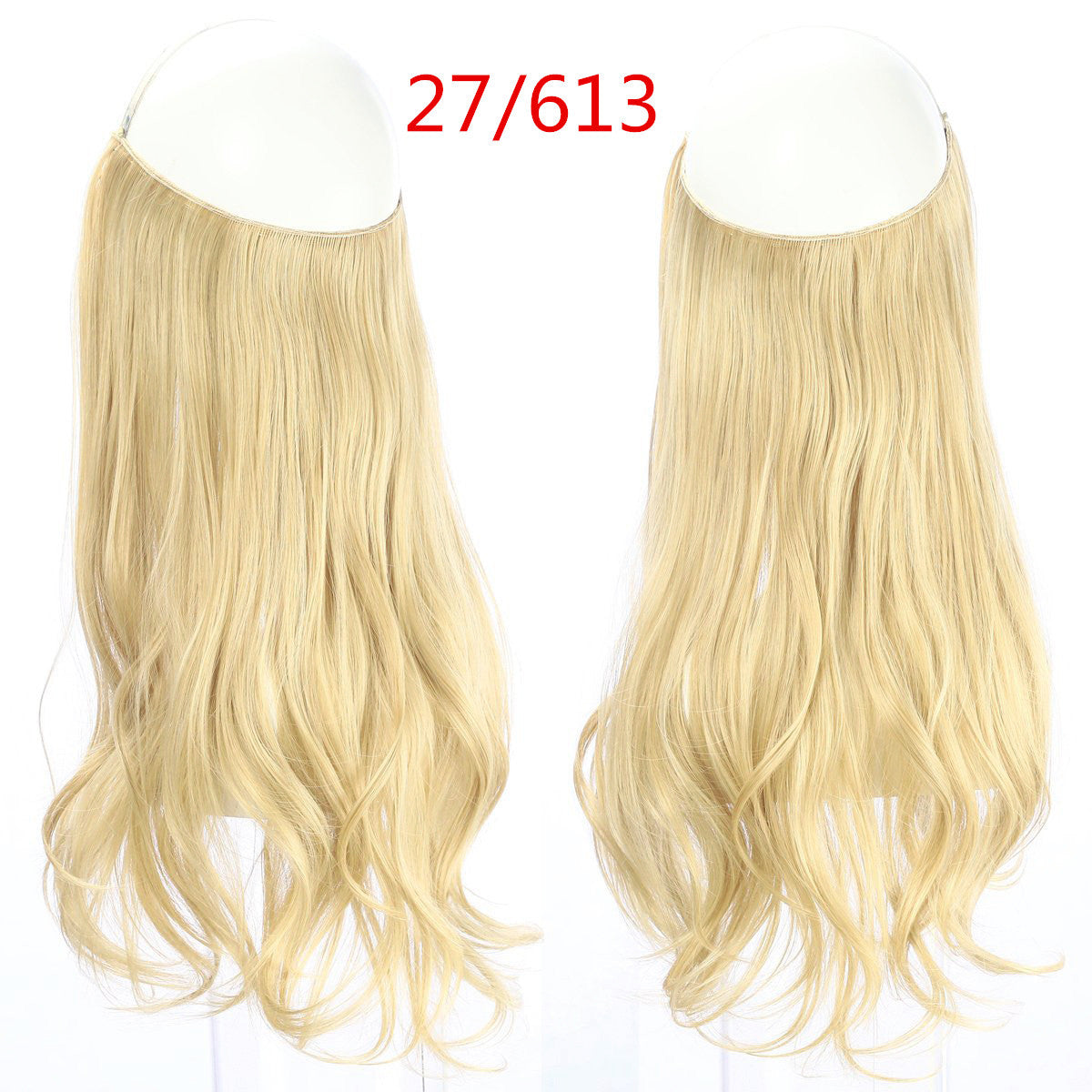 Fish line wave long curly seamless hair extension