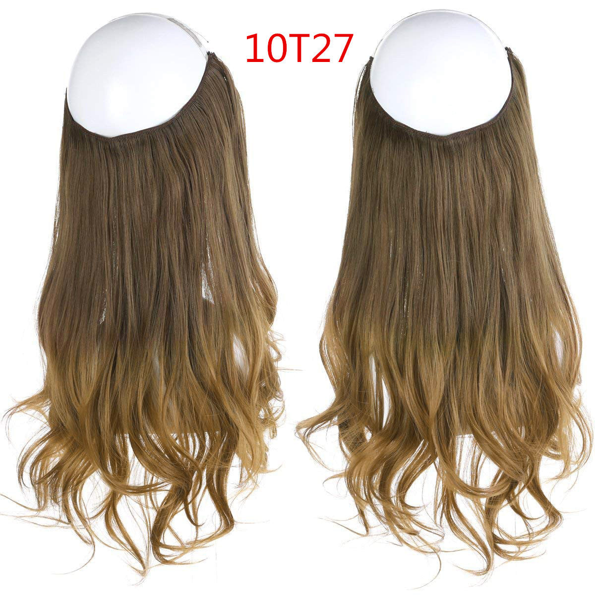 Fish line wave long curly seamless hair extension