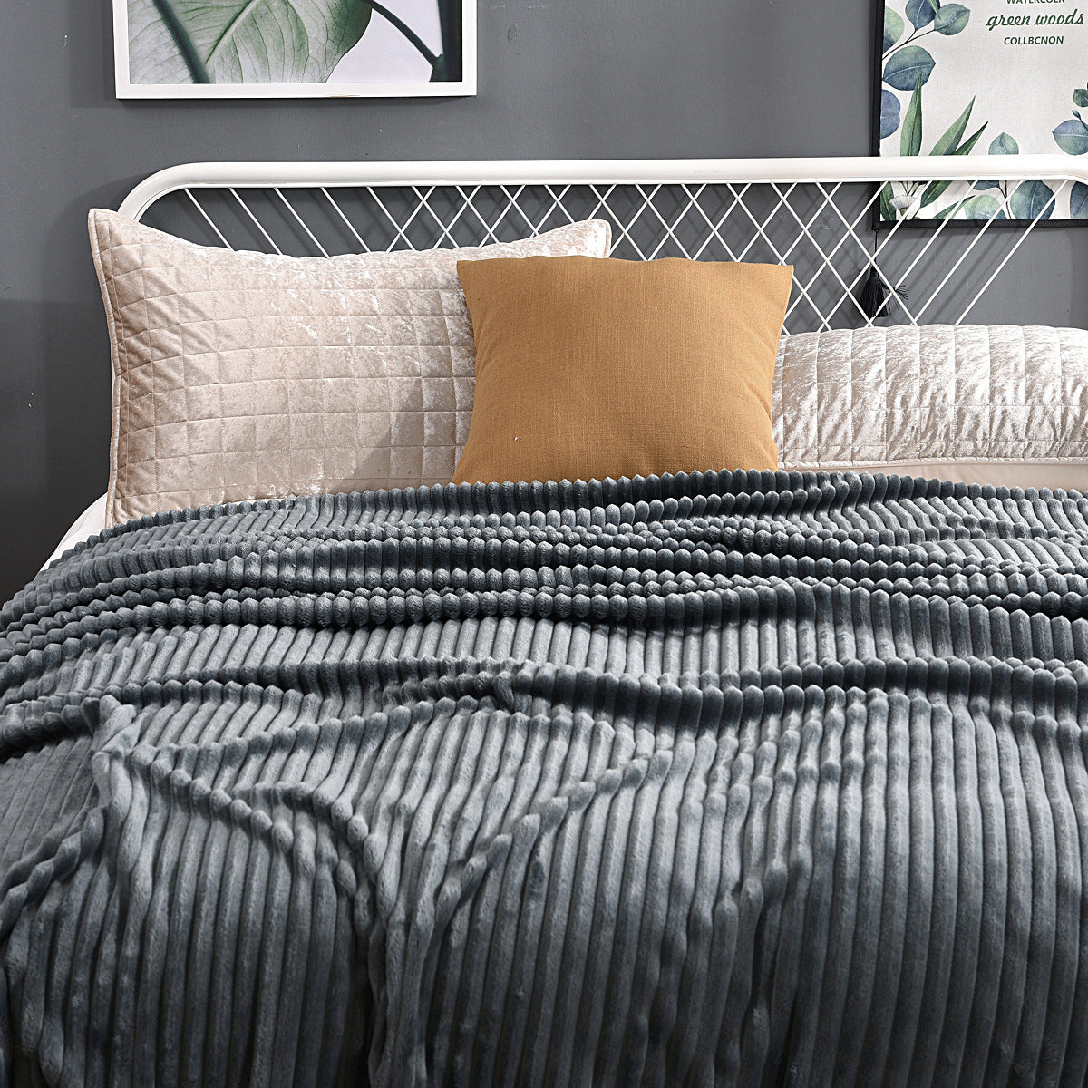 Magic velvet flannel blanket