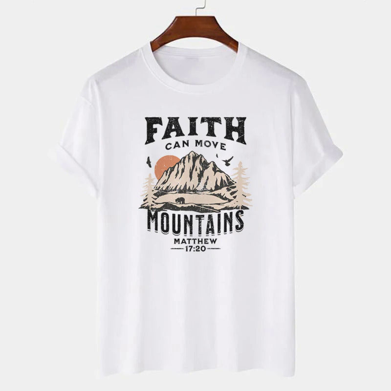 2025 Printed Round Neck T-shirt