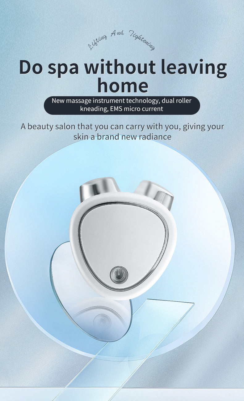 EMS Micro-current V-face lifting, firming and rejuvenating roller device