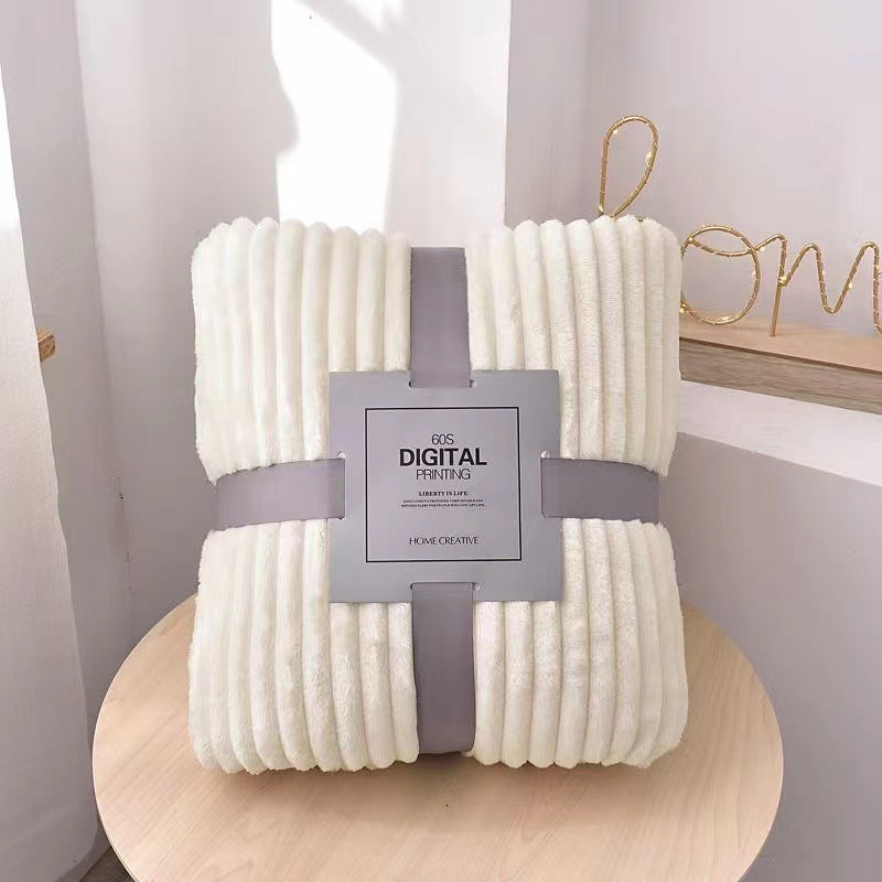 Magic velvet flannel blanket