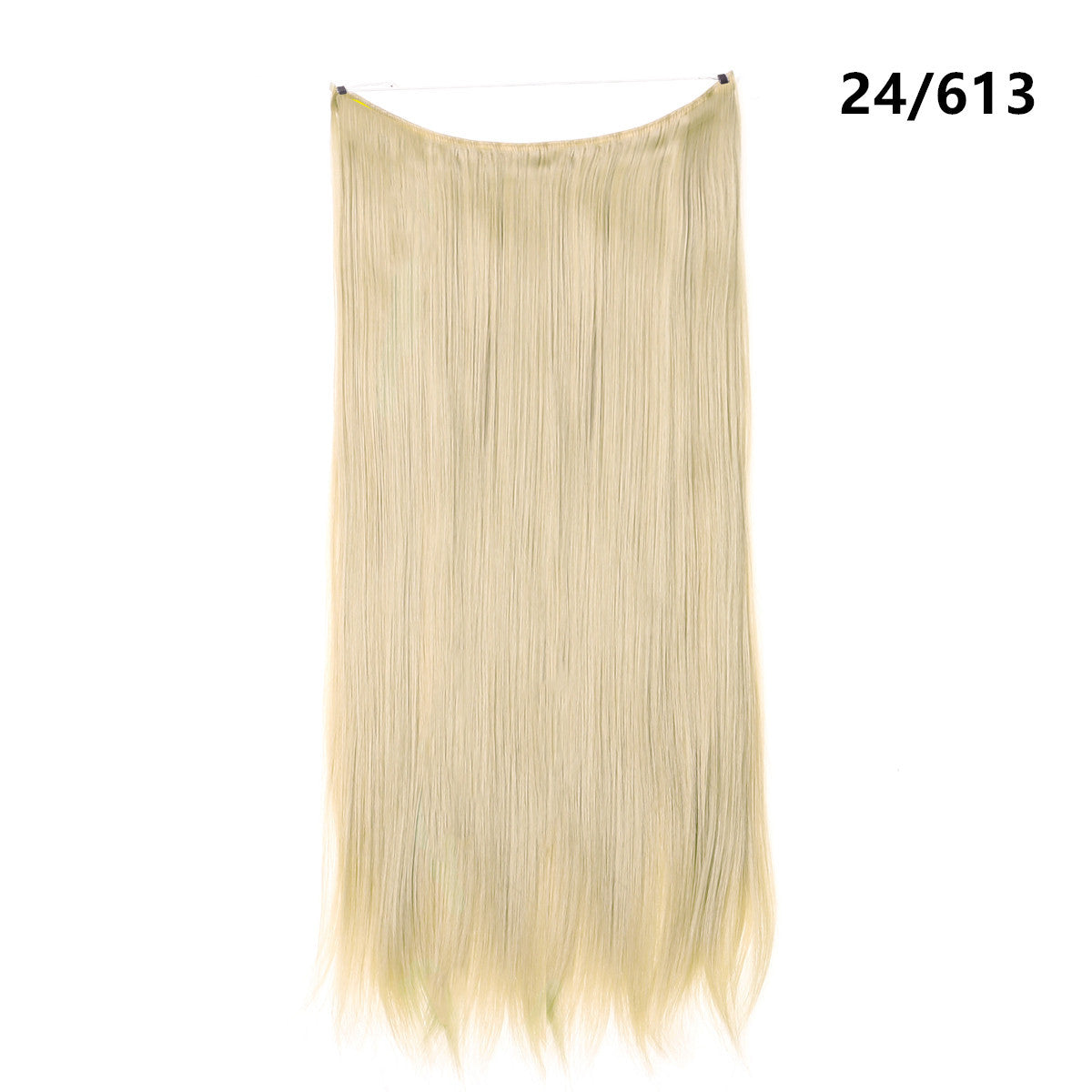 Natural one piece long straight wig