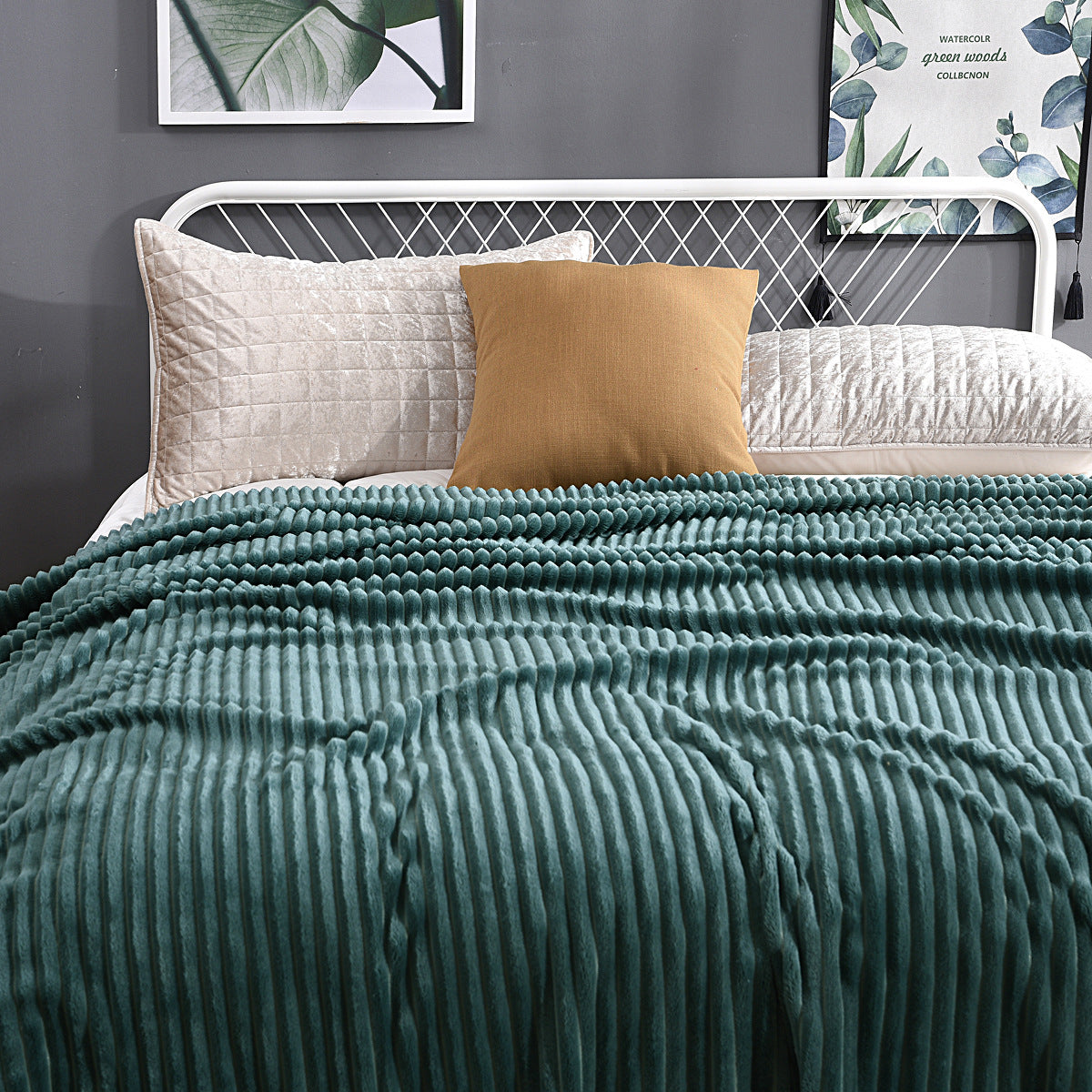 Magic velvet flannel blanket