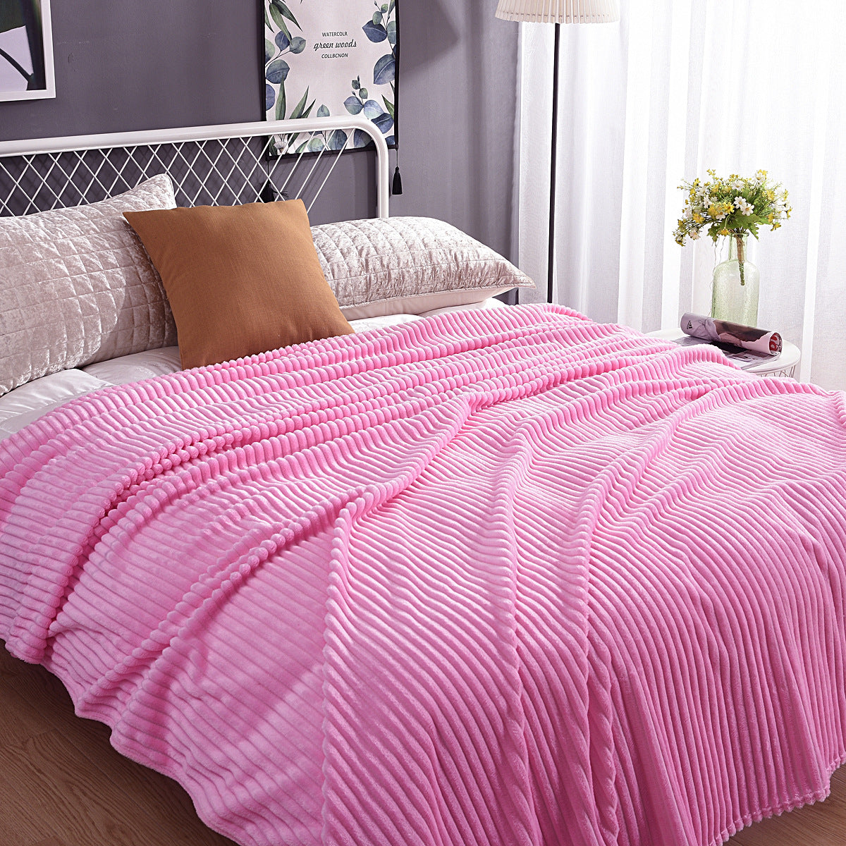 Magic velvet flannel blanket