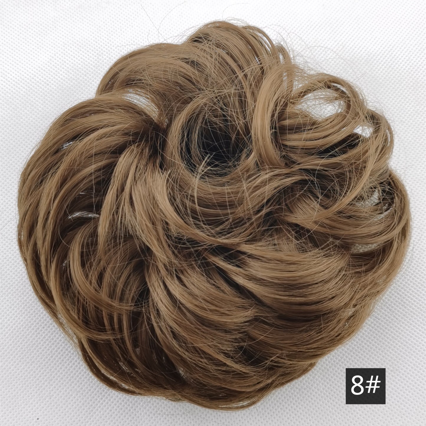 Silk fluffy wig hair ring ball